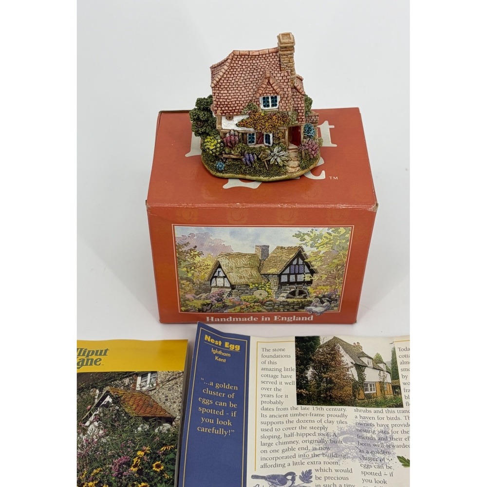 Lilliput Lane Nest Egg Cottage with Original Box and Deeds